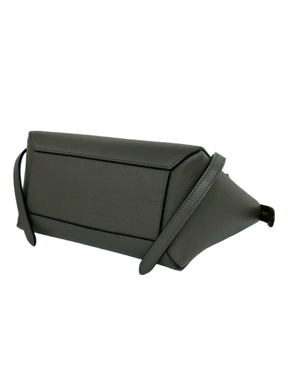 Celine Belt Bag Nano Leather 2-Way Mini Tote Gray - Picture 8 of 9